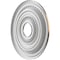 Ekena Millwork Cole PVC Ceiling Medallion (Canopies up to 4 1/2"), 16"OD x 3 1/2"ID x 1"P, Metallic Antique Brass CMP16COCAB - alternate 3